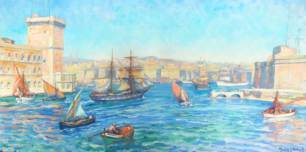 Marseille, Entrée du Vieux-Port